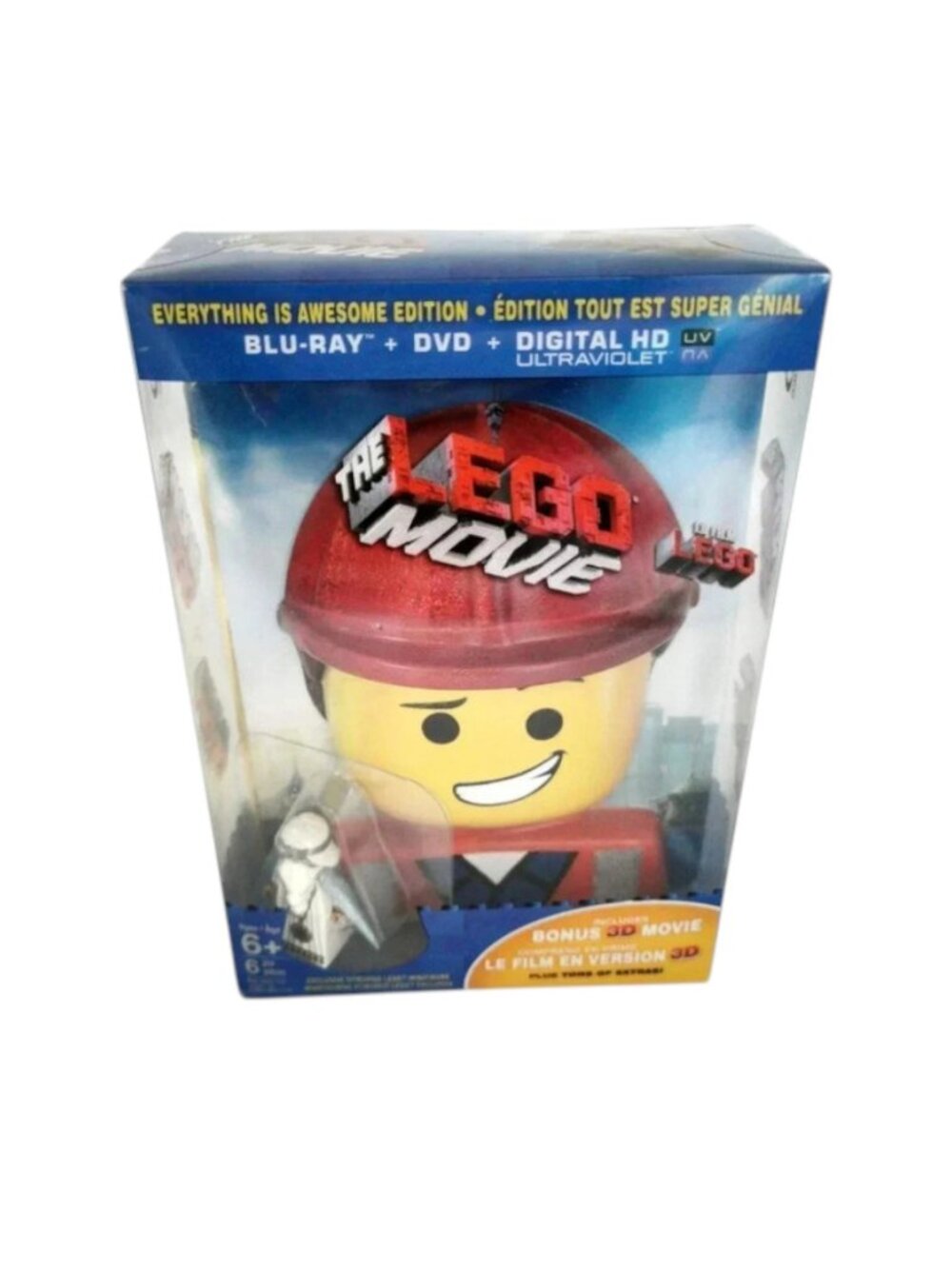 Lego Movie BluRay DVD Everything Awesome Box Set Bonus INC  Vitruvius Figure New